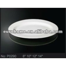 restaurant serving plate ceramic porcelain fish plates dishes(No.P0290)